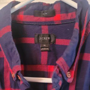 J.Crew Lightweight Slim Flannel Woven
